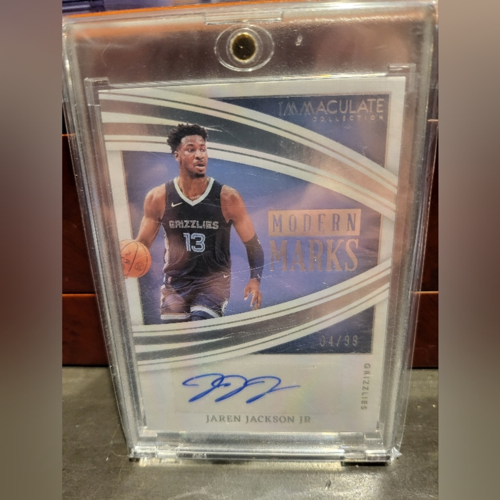 2021-22 Panini Immaculate Collection* Modern Marks* Jaren Jackson Jr Auto /99